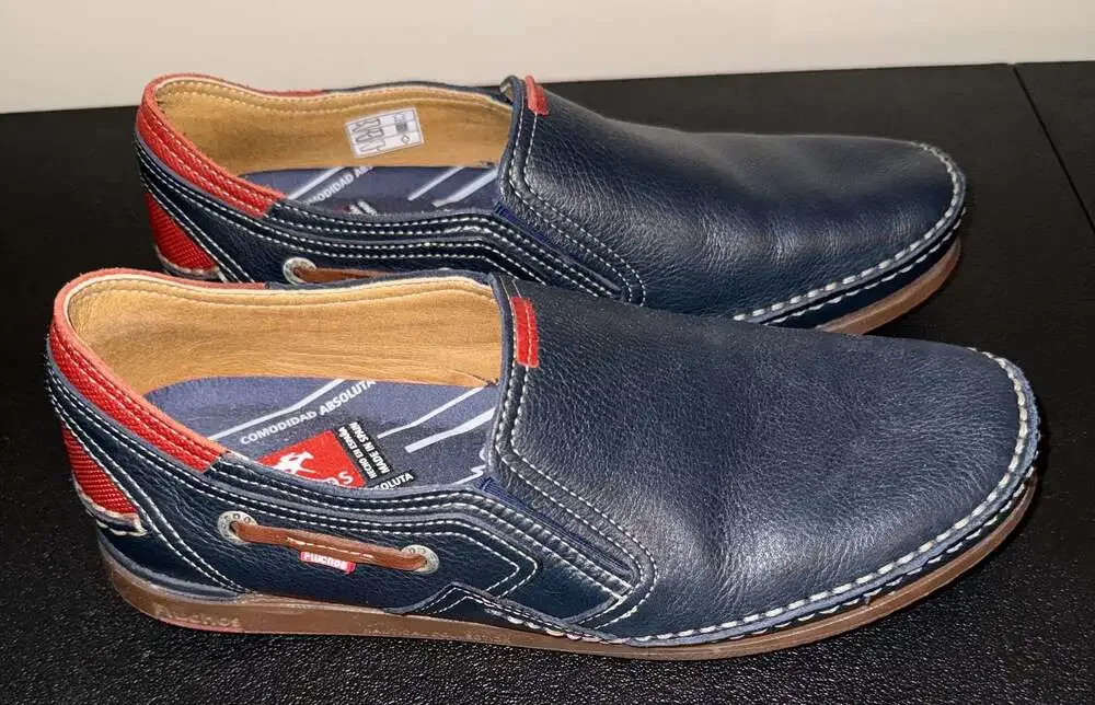 Fluchos‎ Nautical Collection Leather Slip-On Shoes Size 41